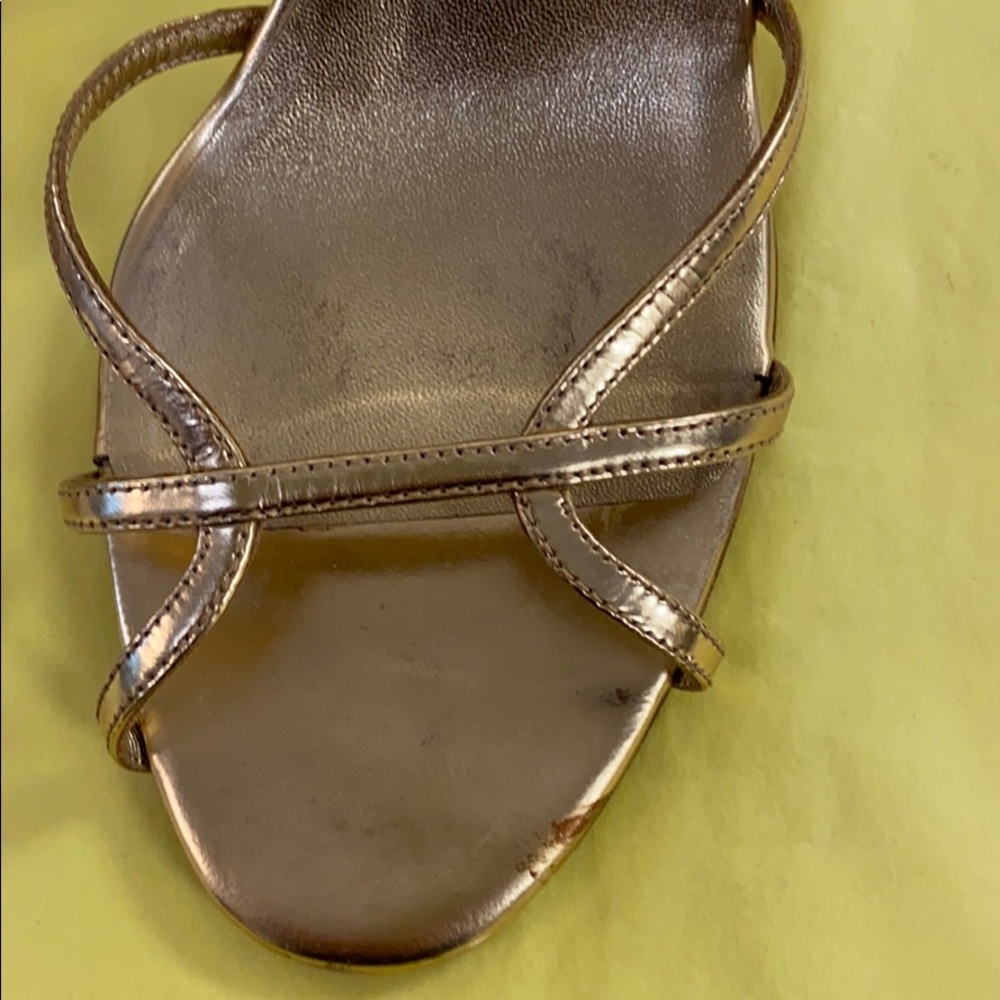 Prada gold sandal Size 11 - Picture 2 of 4